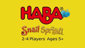 HABA Snail Sprint! Magnetic Race Racing Kids Educative Board Game