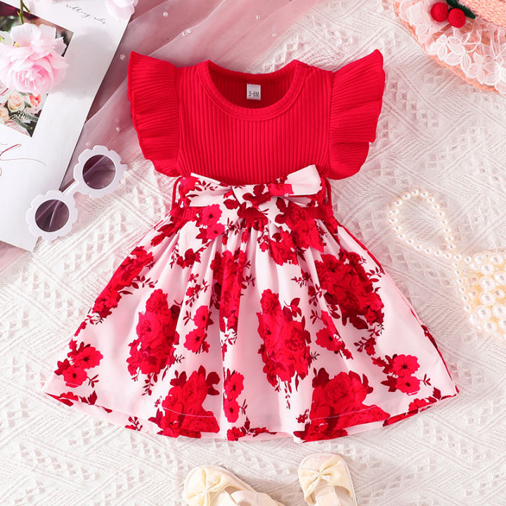 Floral baby dresses best sale