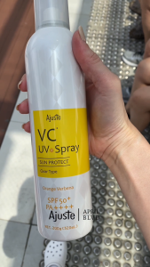 Ajuste UV Spray | Vit C 200g | SPF50+/PA++++ | Sunscreen/Sunblock | Lightweight | Lightens Dark Spots | [Made in Japan]