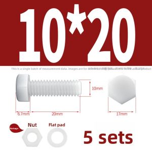 POWER&STRONG | Insulated Plastic Hexagon Bolt Nut Set