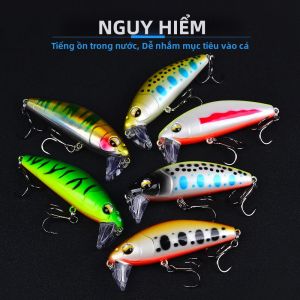 Proberos Cứng Mồi Câu Cá Bộ 1/6 Minnow CrankBait Cuộc Sống Giống Như Swimbait Lặn Sâu Chìm Mồi Với Móc Treble Cho Đại Dương Sông Hồ Câu Cá Biển