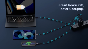 𝐓𝐫𝐮𝐬𝐦𝐢 Kabel Type C To C 60W Smart Power Off Aluminium Alloy Cable Charger Fast Charging Original