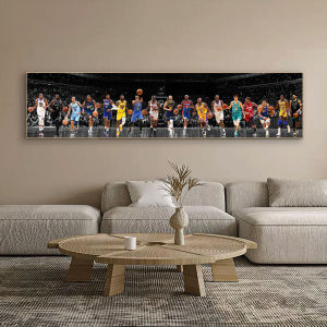 Motivational Basketball Poster Star J-Jordon and C-Curry Canvas Painting Print Room Home Bar Cafe Decor Room Wall Decor