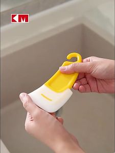 Kitchen Silicone Scraper Oil Dirt Cleaning Scraper Pots Dish Stains Cleaning Tool Scraper