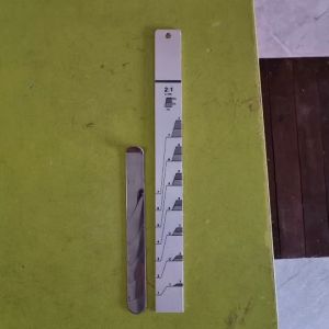 ไม้บรรทัดวัดสี 2ด้าม 2:1/4:1 ใหญ่ ไม้วัดสี 4.1 เล็ก มาตรฐาน เเข็งเเรงทนทินเนอร์