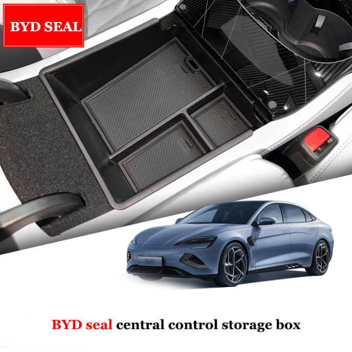 byd seal storage box under center console seal central control silicone gasket seal armrest box storage box