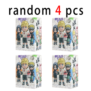 Bandai | Anime Naruto Shippuden Blind Box Series Q Version Surprise Toys Ornament Figurines Home Desktop Decor Halloween Christmas Gifts