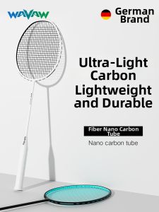WAVAW | Ultra-light Professional Carbon Fiber Badminton Rackets 4U