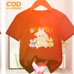 Baju Kaos Desain Unik untuk Anak Usia 1-12 Tahun