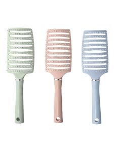 Máy Mát Xa Da Đầu Dành Cho Nữ Lược Chải Tóc Răng Rộng Tạo Độ Phồng Cho Tóc Dụng Cụ Chăm Sóc Tóc Chất Liệu Nhựa Một Chiếc