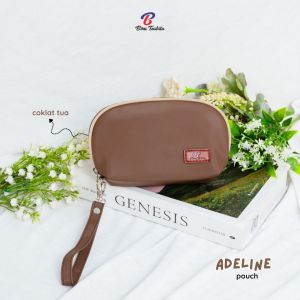 Adeline Pouch By Biru tsabita pouch / Dompet wanita terbaru muat meka up/hp