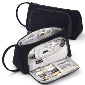 Hộp Đựng Bút Đa Năng Kawaii Dung Tích Lớn Chất Liệu Vải Có Khóa Kéo Chắc Chắn Dùng Để Đựng Bút Và Đồ Dùng Học Tập