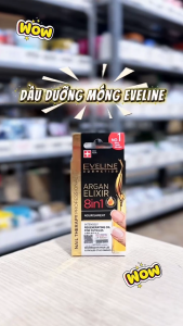 Sơn Dưỡng Móng Eveline 8w1 Total Action 12ml