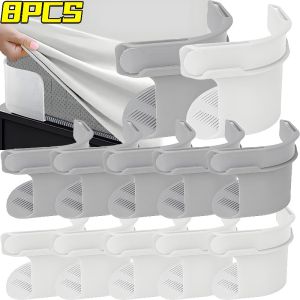 8PCS Invisible Bed Sheet Holder Sheet Grippers Fasteners Mattress Non-slip Fixed Bracket Heavy Duty Sofa Cover Corner Tightener Clips
