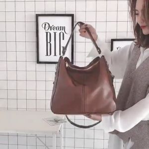 Leather Womens Handbags Womens Casual Shoulder Bags Fashion Wallets Set  Retro Bolsas Large Capacity Handbags Trendy Womens Bags Messenger Bags