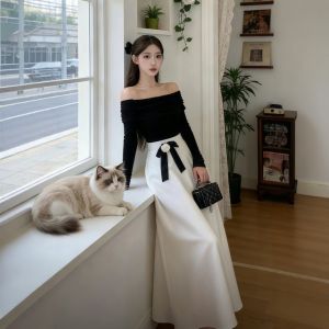 CHANGTONG | Elegant Korean Soft Style Outfit Set Spring