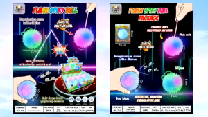 Yoyo Bola Lampu Bunyi Warna Warni / Flashing Spike Ball