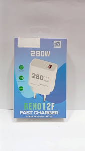 Batok Adapter Kepala Casan For OPP RENO 12F Fast Charger 280W Fast Charger Support Fat Charging