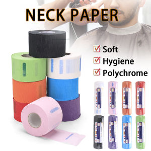 Barbershop Neck Paper Disposable Adjustable Hairdressing Collar Leak-proof Neck Paper for Haircut Hair Color Accessory Tools