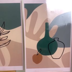 HIASAN DINDING ABSTRAK LINEART MINIMALIS WALLDECOR NUANSA ABSTRAK FLORAL MINIMALIS 20X30 HIASAN DAN PAJANGAN RUMAH AESTHETIC KEKINIAN