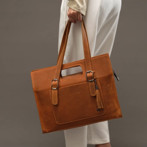 Alona Leather Althea Bag - Totebag Wanita Kulit Sapi Asli Free Random Gift