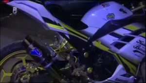 Knalpot Termignoni Biru Carbon Untuk Motor R15 Cbr 150R Vixion Gsx Byson Xabre Mt15 Cb150R Supra GTR Sonic Pulsar Megapro Verza MX King 135 150 180 200 220 New Old Lama Racing