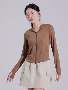 UV Sun Protection Sports Cooling Hooded Jacket for Women