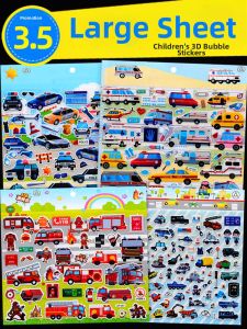 DAXIANTONGXIN | Transport Vehicle 3D Stickers for Boys