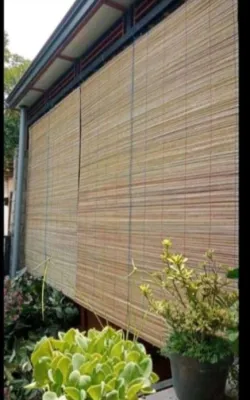 Tirai Bambu gulung sawit ukuran 2x2meter
