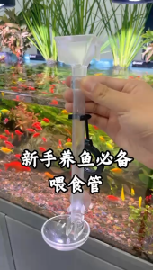 2IN1 AQUARIUM Feeding Tube And Ring Small Fish Shrimp Food Feeding Fish Tank Feeder Bowl Feed Feeding Tube(READY STOCK)