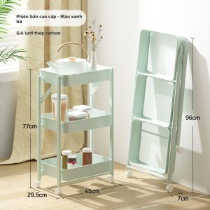 Xe Đẩy Ba Tầng Gập Được Di Chuyển