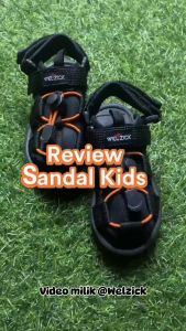 WELZICK - Elbrus Kids Black Sandal Gunung Anak Bayi Laki-Laki & Perempuan