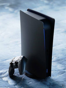 เคสโฮสต์ ps5อุปกรณ์เสริมฝาครอบป้องกันการเปลี่ยนเกมแบบออปติคอลไดรฟ์แบบดิจิตอลกันฝุ่นแบบด้าน Slim สีดำ DIY