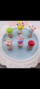 Miniature Lollipop Jar Mini Candy Sugar Model For 1/8 Doll Decoration Dollhouse Cute Accessories