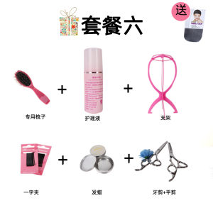 Bánh Mì Gia Đình Cosplay Wigs Blue Pink Alternating Hair Color Anime Character Cosplay Accessories for Gaming And Party