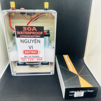 Bình pin lithium 12V - 30Ah
