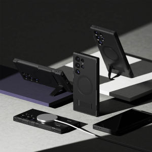 Ringke Alles cho Galaxy S24 Ultra vỏ bảo vệ có Chức năng đứng