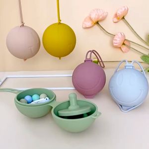 Silicone Baby Pacifier 奶嘴 Case Container Storage suitable for Soothie Pacifier Puting Bayi