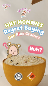 ZÉRA Mom - MommyJ Baby Multi-Grain Gluten Free Baby Rice Grain Healthy Baby Food - Step 1/2/3/4/5 [6+ Months/Bulan]