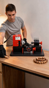 GARRYFIZH Lathes Mini Motorized Lathe Machine DIY Power Tool 20000rpm 24W Z20002 US Plug 100-240V