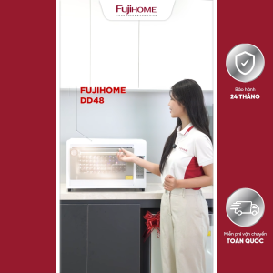 Tủ sấy tiệt trùng dụng cụ y tế Spa 48 Lít FUJIHOME Nhập khẩu DD48 Máy sấy khô khử trùng UV đa năng