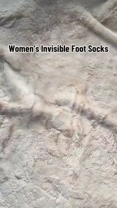 Ladies Invisible Foot Socks - Comfortable and Discreet Design for All-Day Wear