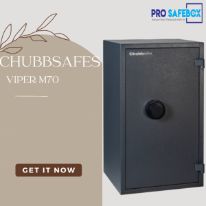 Chubbsafes Viper M70 (65kg) Electronic Lock Safebox Safety Box Security Safe