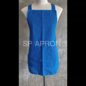 SP ผ้ากันเปื้อน 2 กระเป๋า 1 ซิป ลายดาว กุ๊นขอบอย่างดี - หมอน 1,200 บาท