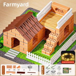 XIONGBUFAN | DIY Brick Mini House Children Gift