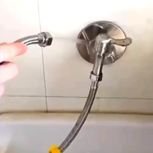 Flexible Hose Bathroom Toilet Stainless Steel Flexible hoseBraided High Pressure Hose 304 Steel Wire Thickened Inner Tube Built-in
