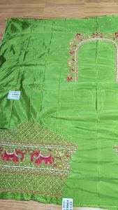 🔥New Arrival🔥Ready Stock🔥/💯 Premium Aari work Saree blouse( unstitched) /💯 Handmade Aariwork Saree blouse unstitched/Maggam work Saree blouse / Aariwork Saree blouse material for wedding and party