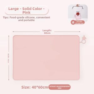 KEKESHANGJIA | Waterproof Oil-Resistant Non-Washable Childrens Dining Mat 40x60