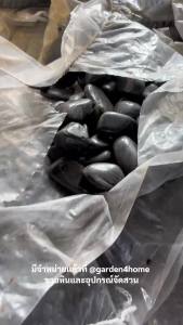 Garden mall - Black marble หินดำเงา หินดำ เกรดญี่ปุ่น ถุงละ 5KG สำหรับสวน