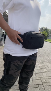 EVERLAST - Waistbag Pria Waterproof ARCA Black - Tas Pinggang